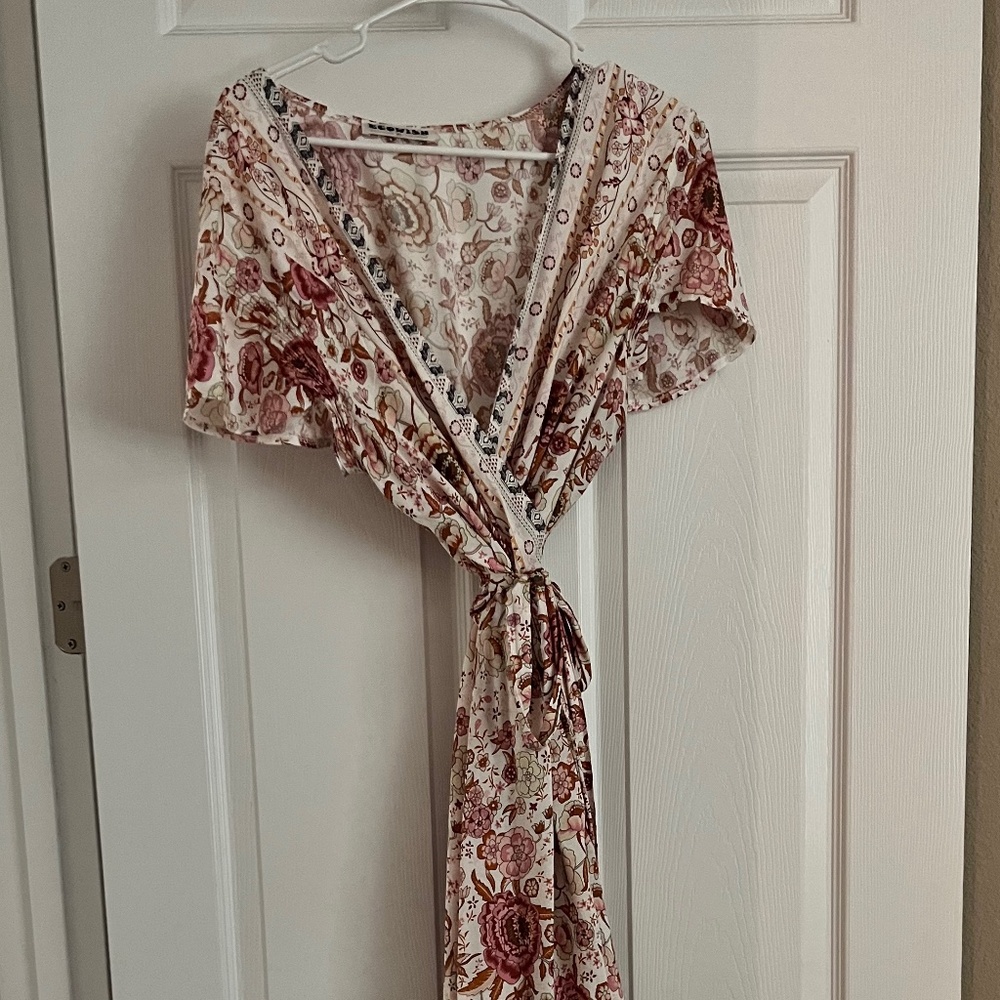 Wrap around Maxi Dress